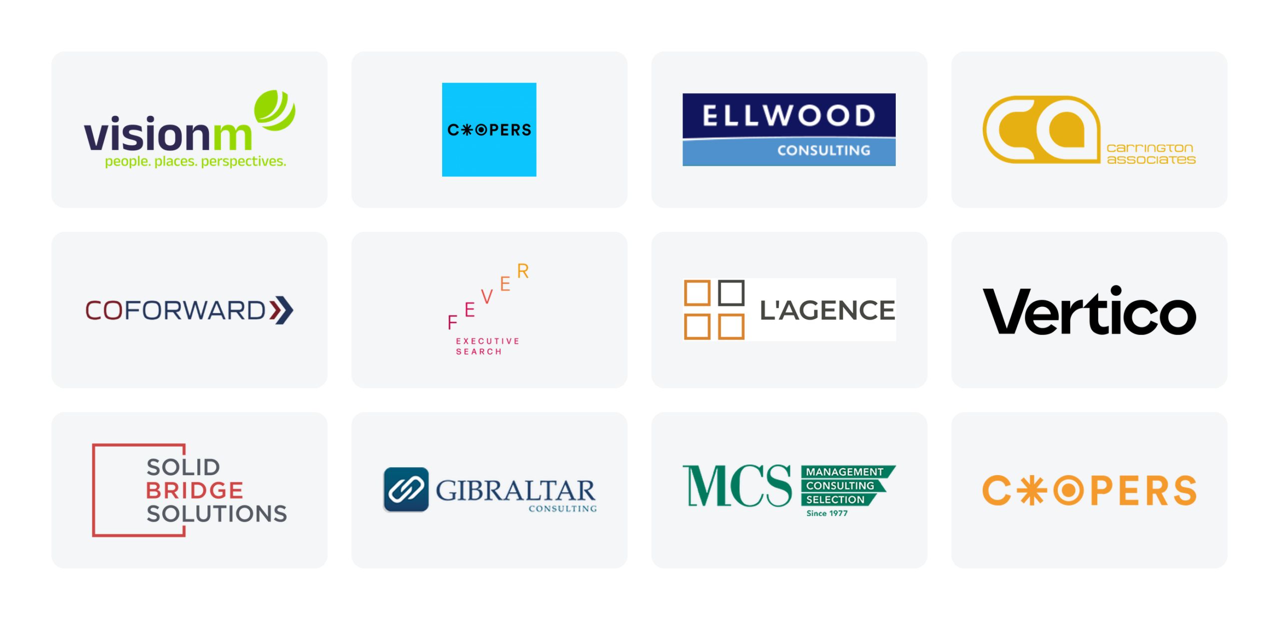 Logos of Talentor International Partner Offices